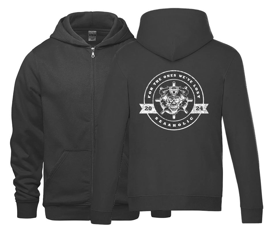 For the Ones We've Lost Premium Printed Zip-Up Sweater