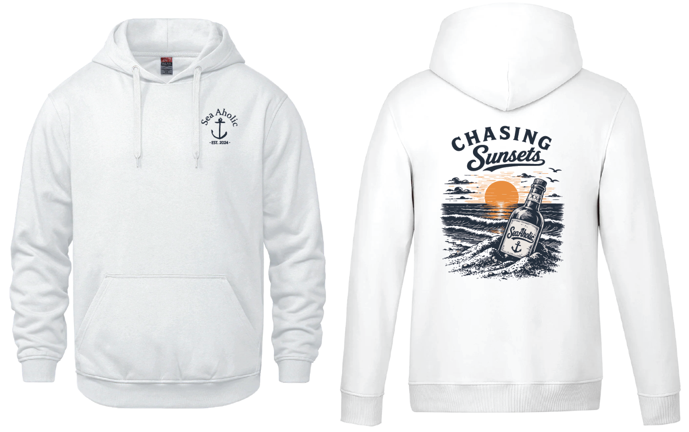 Chasing Sunsets Premium Printed Sweater