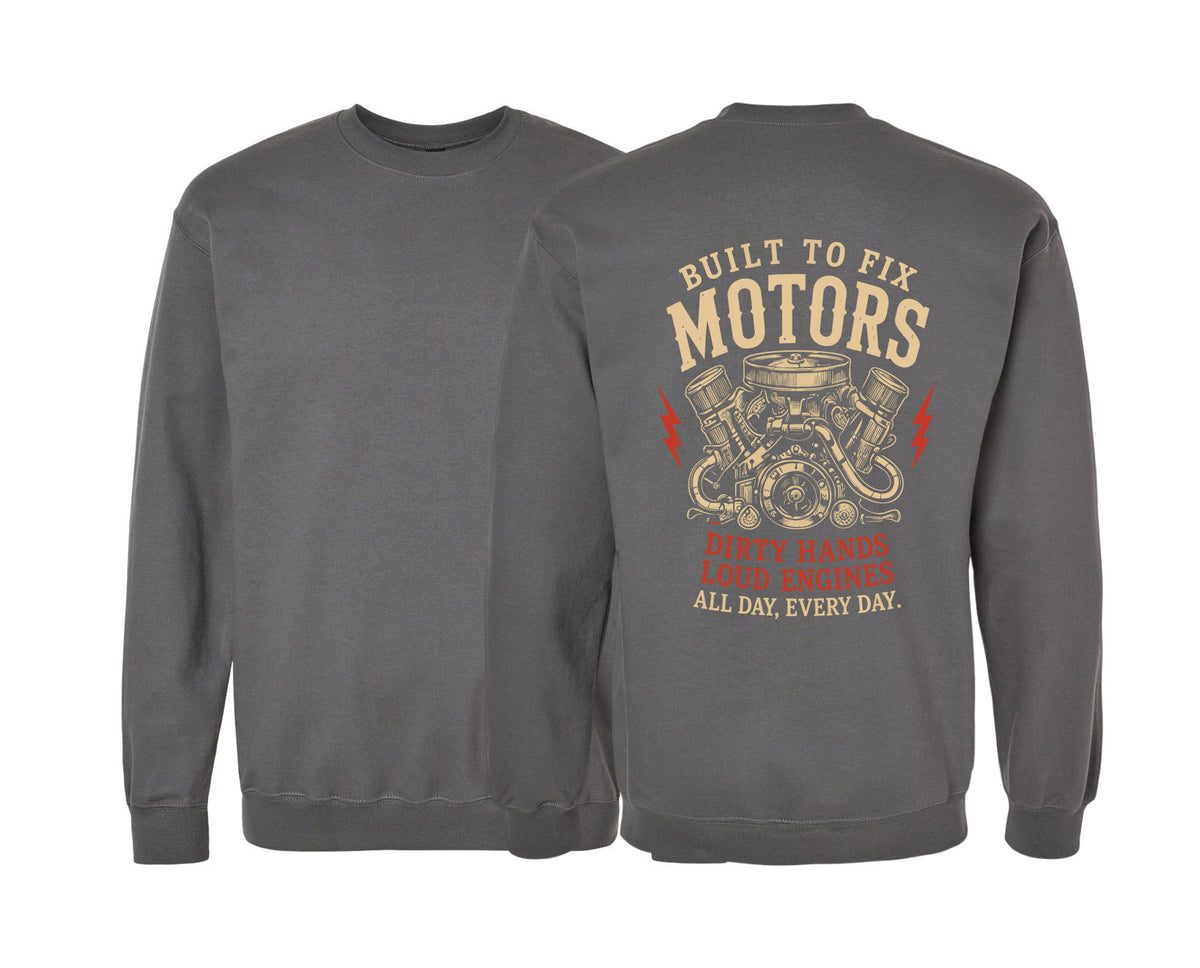 Built to Fix Motors Premium Crewneck