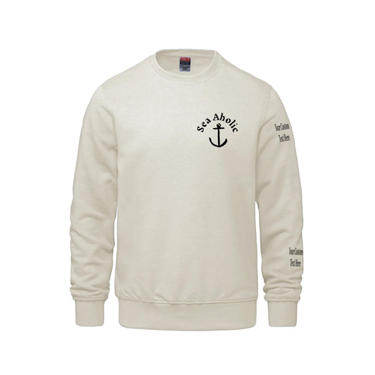 Signature Sea Aholic Premium Embroidered Crewneck