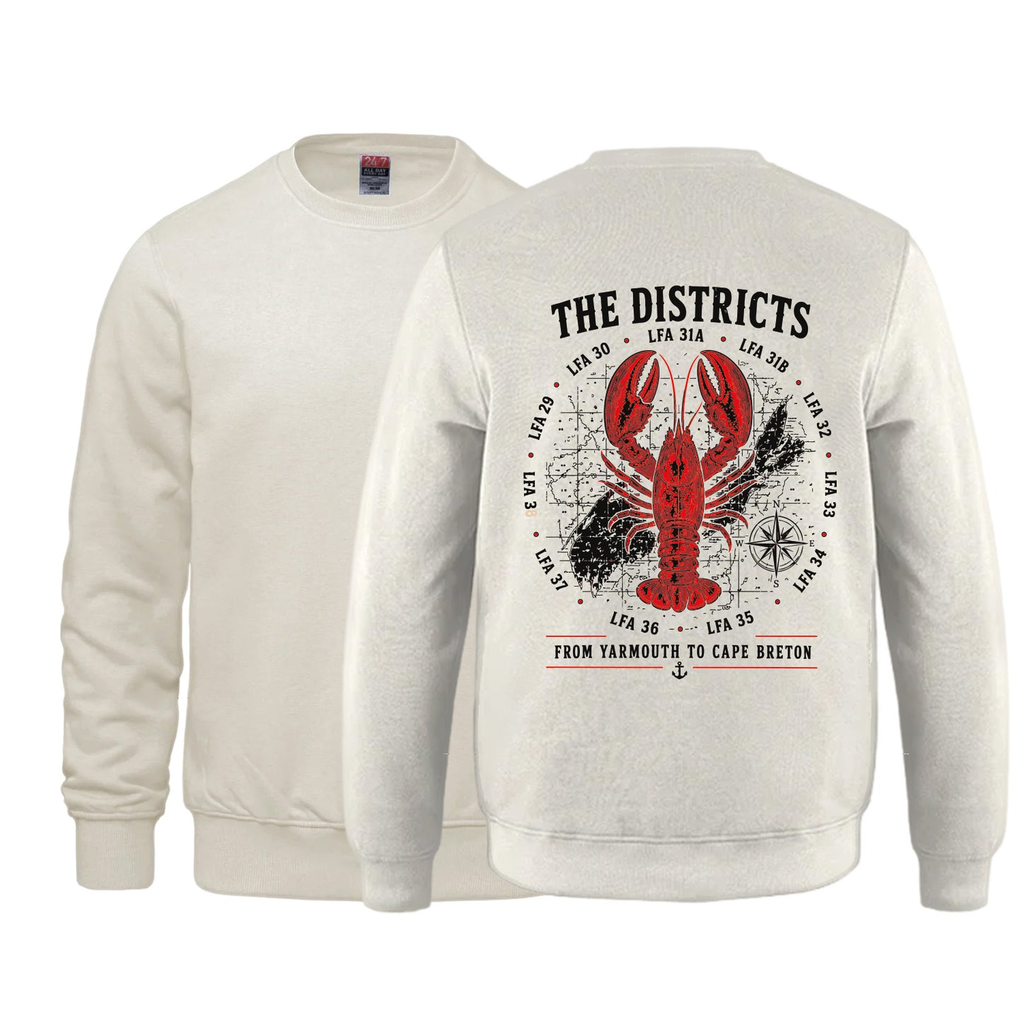 The Districts Premium Printed Crewneck
