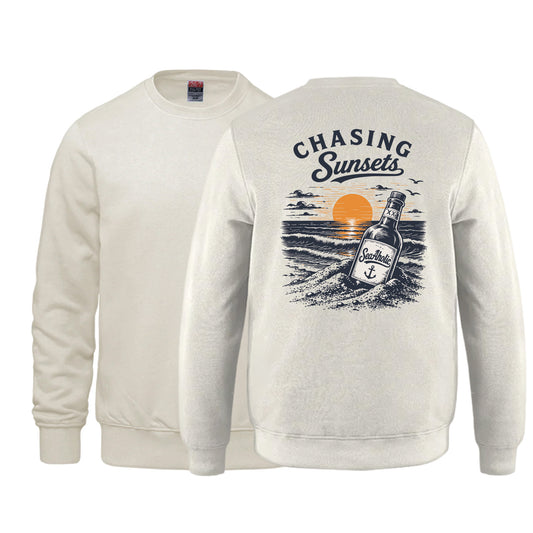 Chasing Sunsets Premium Printed Crewneck
