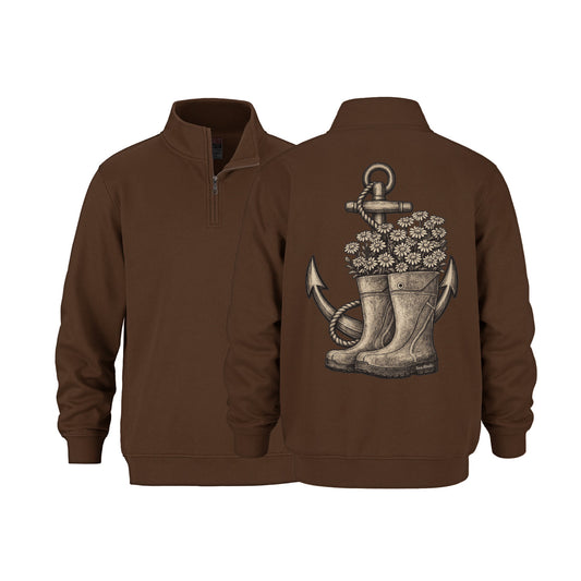 Brody's Boots Premium Printed 1/4 Zip Sweater