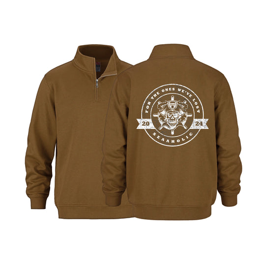 For the Ones We've Lost Premium Printed 1/4 Zip Sweater