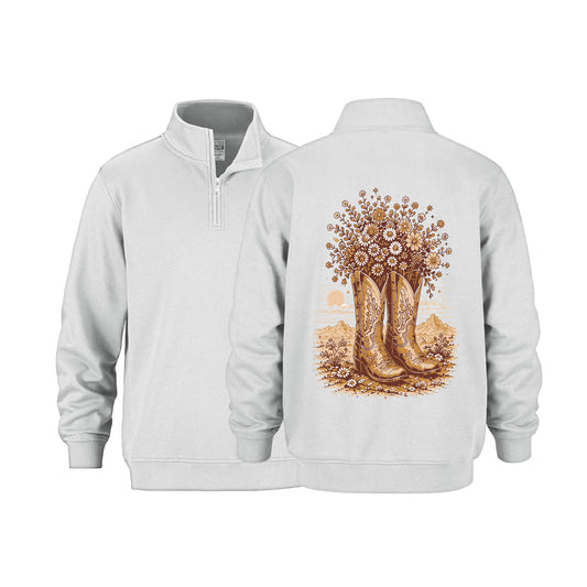 Addi's Boots Premium 1/4 Zip Sweater