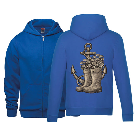 Brody's Boots Premium Printed Zip-Up Sweater