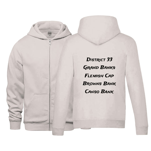 Fishing Grounds Premium Printed Zip-Up Sweater